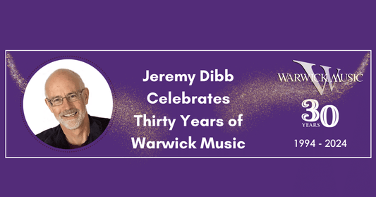 Jeremy Dibb Celebrates Thirty Years of Warwick Music
