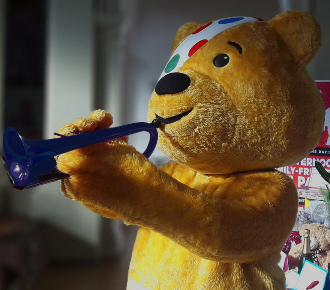 pCornet and Pudsey support Children in Need Brassbandathon