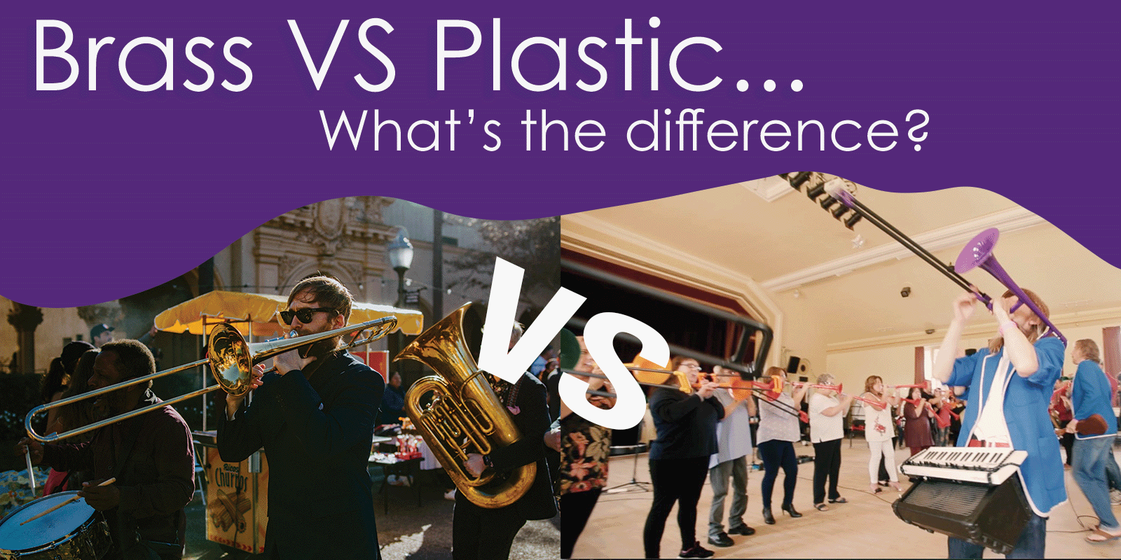 What Is the Difference between Plastic and Metal Brass Instruments?