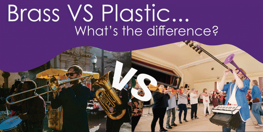 What Is the Difference between Plastic and Metal Brass Instruments?